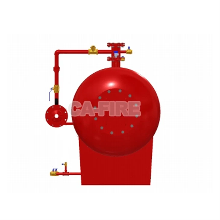 Horizontal Foam Bladder Tank Carbon Steel Shell factory